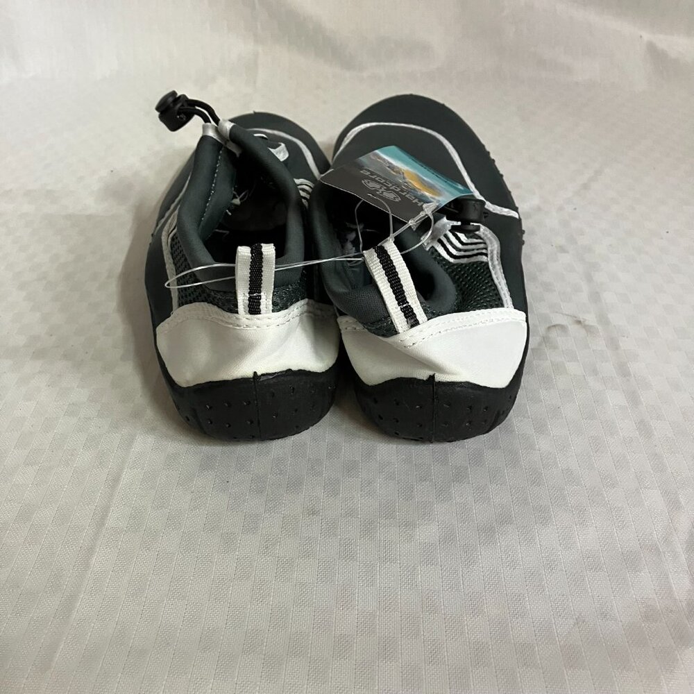 Hardcore Women's 9 Black/White Quick Drying Aqua Socks For Barefoot Water Shoes - Picture 8 of 9